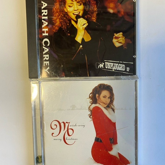 1 Mariah Carey CD Unplugged & An Empty CD CASE Merry Christmas - Picture 5 of 5
